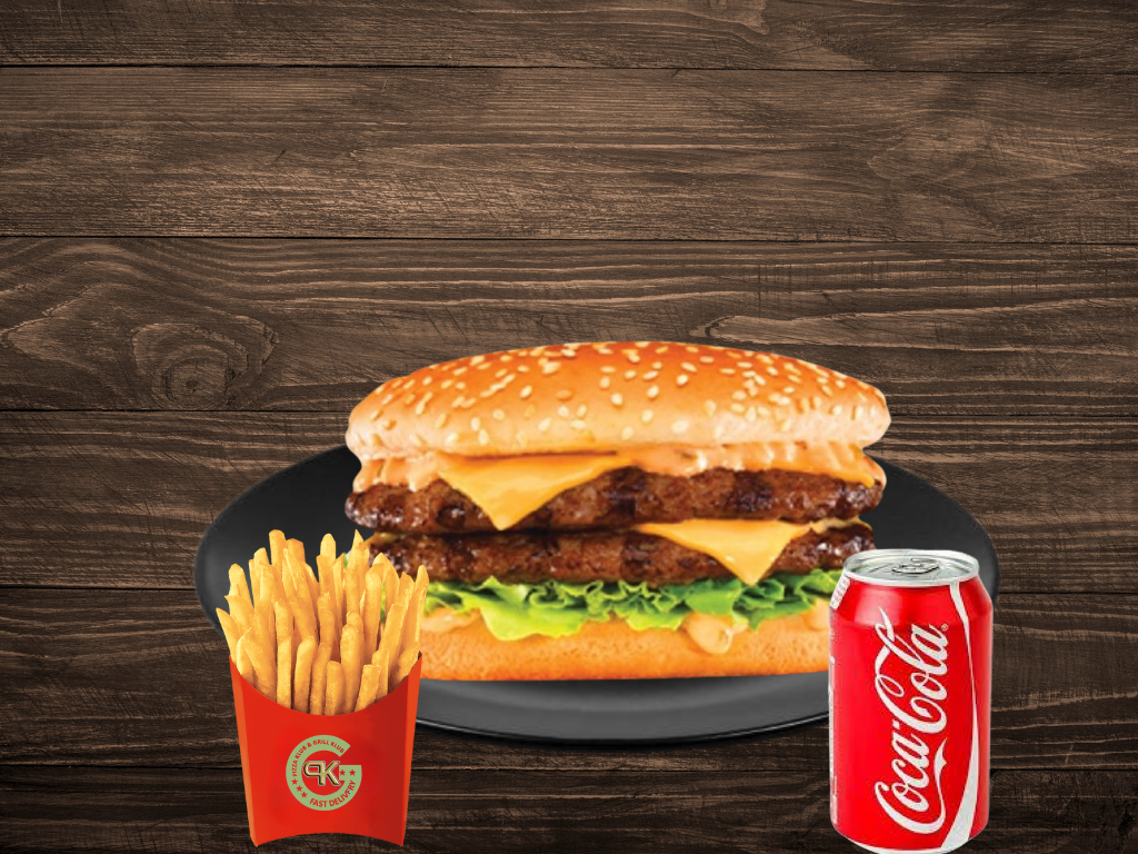 1/2 Pounder Burger Meal 🍔🍟🥤