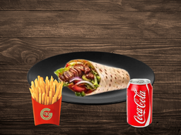 Lamb Kebab Wrap Meal🌯🍟🥤