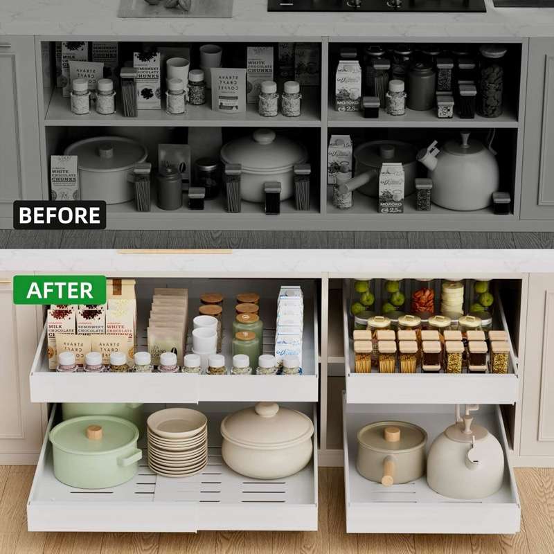 Pull-Out Drawer for Cabinets | جارور للخزاين قابل للتوسيع_8