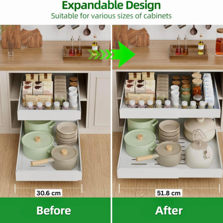 Pull-Out Drawer for Cabinets | جارور للخزاين قابل للتوسيع_4
