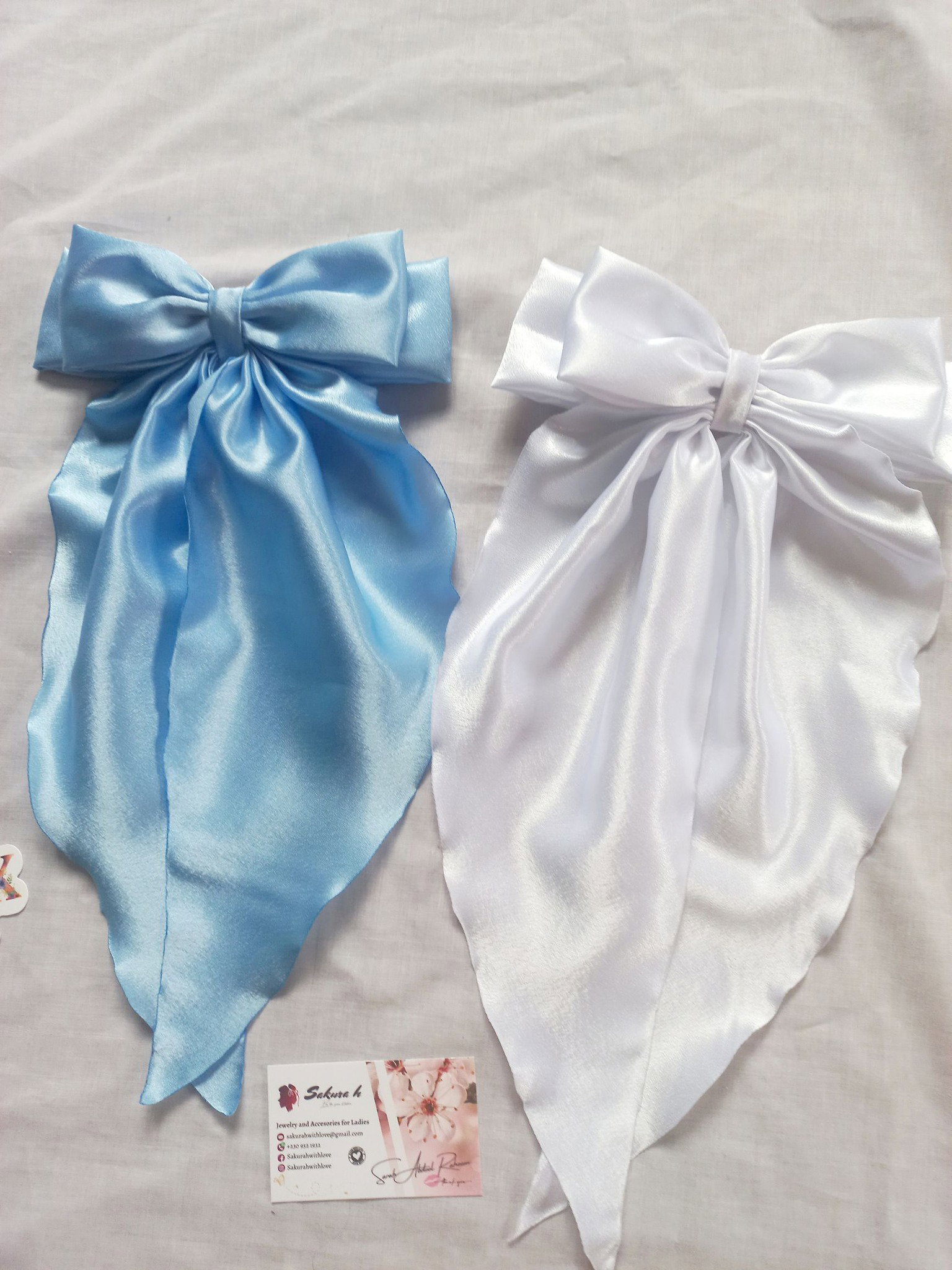 🎀 Long-Tailed Satin Bow_4