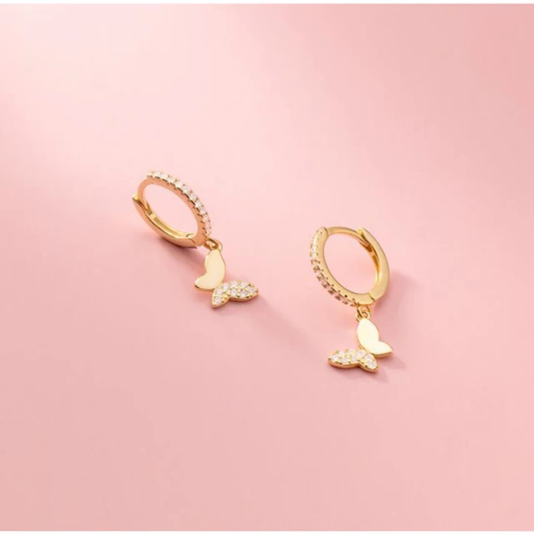 Bella Butterfly Dangle Earrings