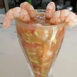Coctel de camarón orden mediana 150gr