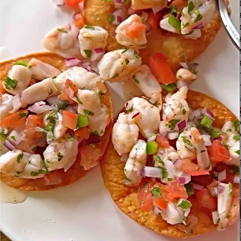 Tostadas con camarones 50gr_0
