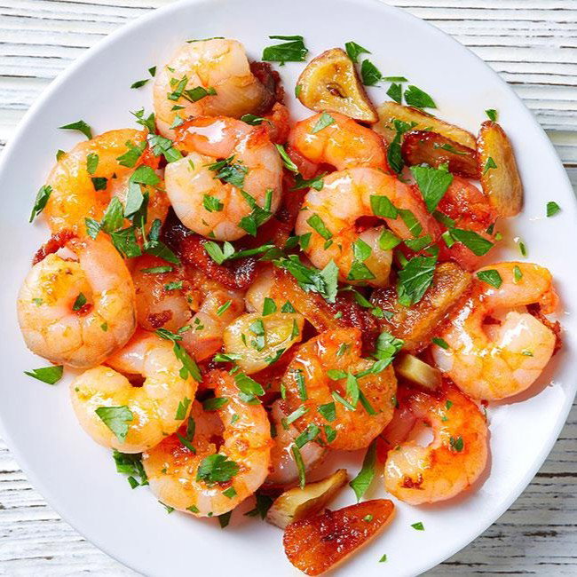 Platillo mixto con camarones 250gr