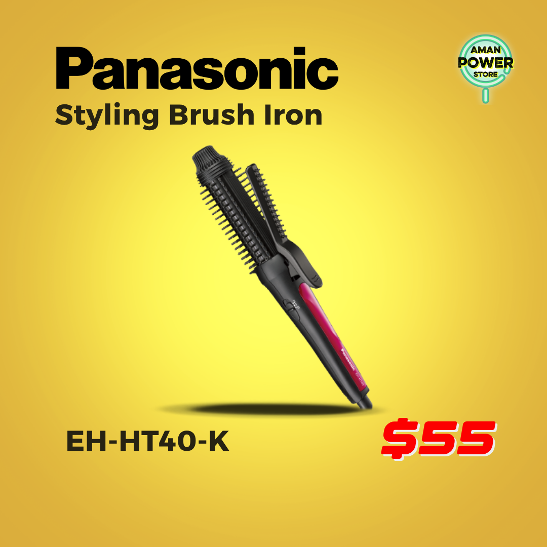 PANASONIC STYLING BRUSH IRON EH-HT40-K