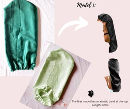 🧵 Long Satin Bonnet – For Braids, Locs & Long Hair