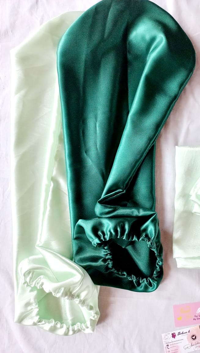 🧵 Long Satin Bonnet – For Braids, Locs & Long Hair_5