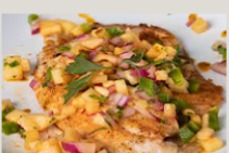 Grilled fish salsa ananas combava
sauce blanche chouchou et fromage
salade, Pain, dessert special_0