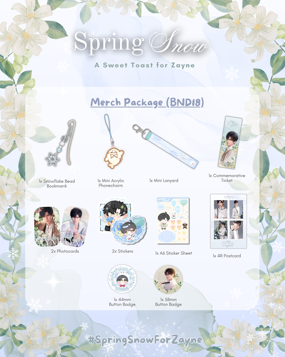 Birthday Merch Package