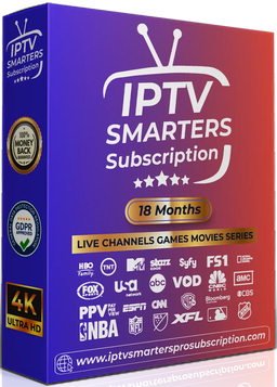 3 Devices Premium IPTV SMARTERS PRO SUBSCRIPTION