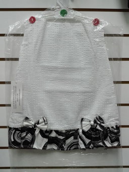 DARLINGS A LINE DRESS WITH BUTTONS AND BOWS