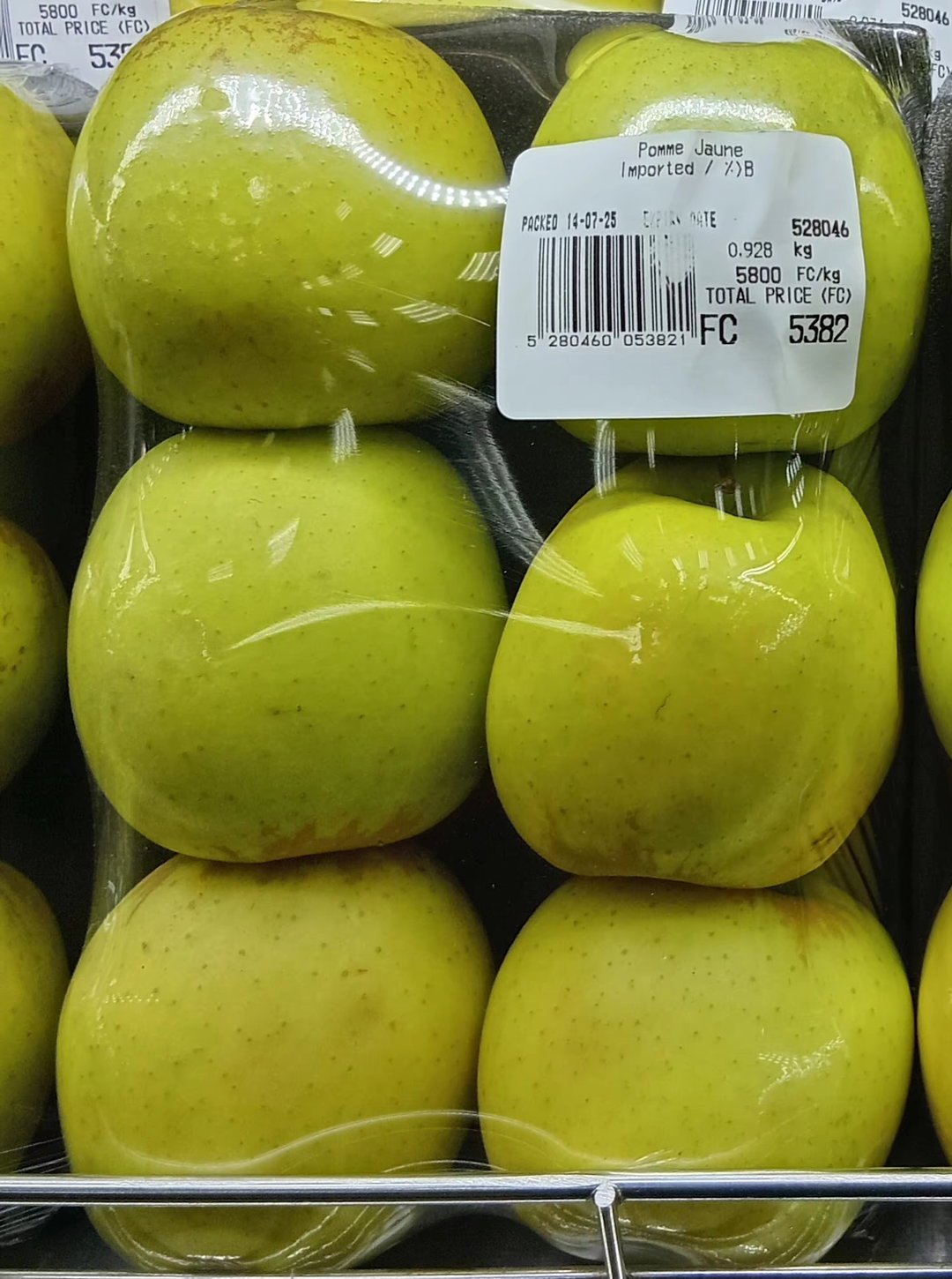 Pomme Jaune Importe 0.928gr