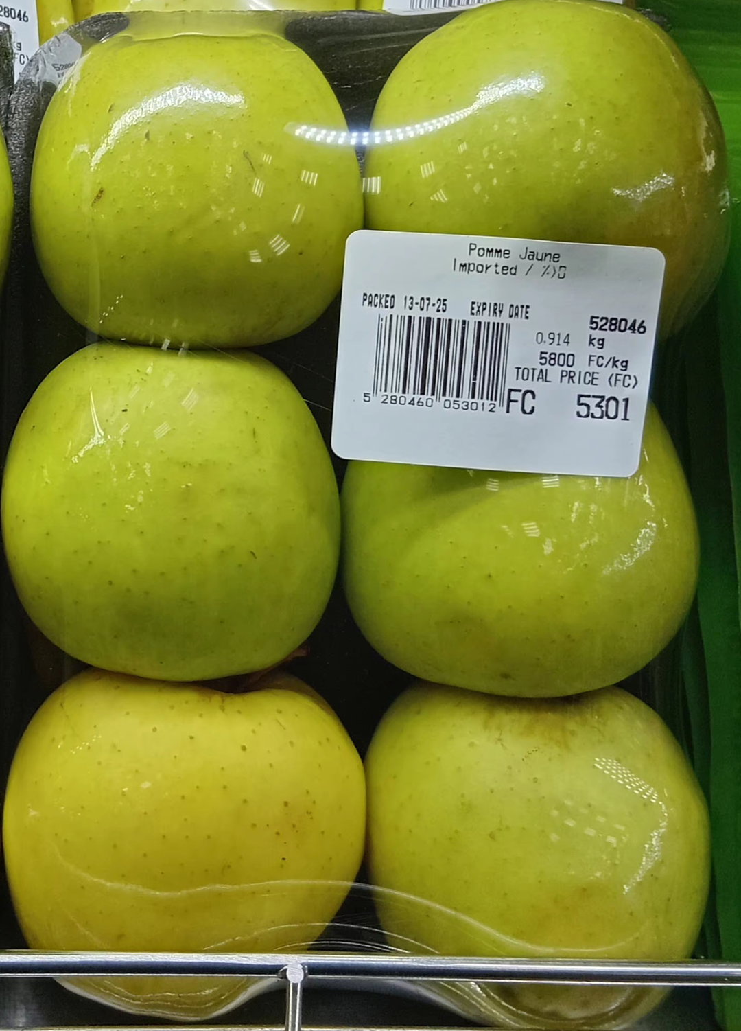 Pomme Jaune Importe 0.914gr