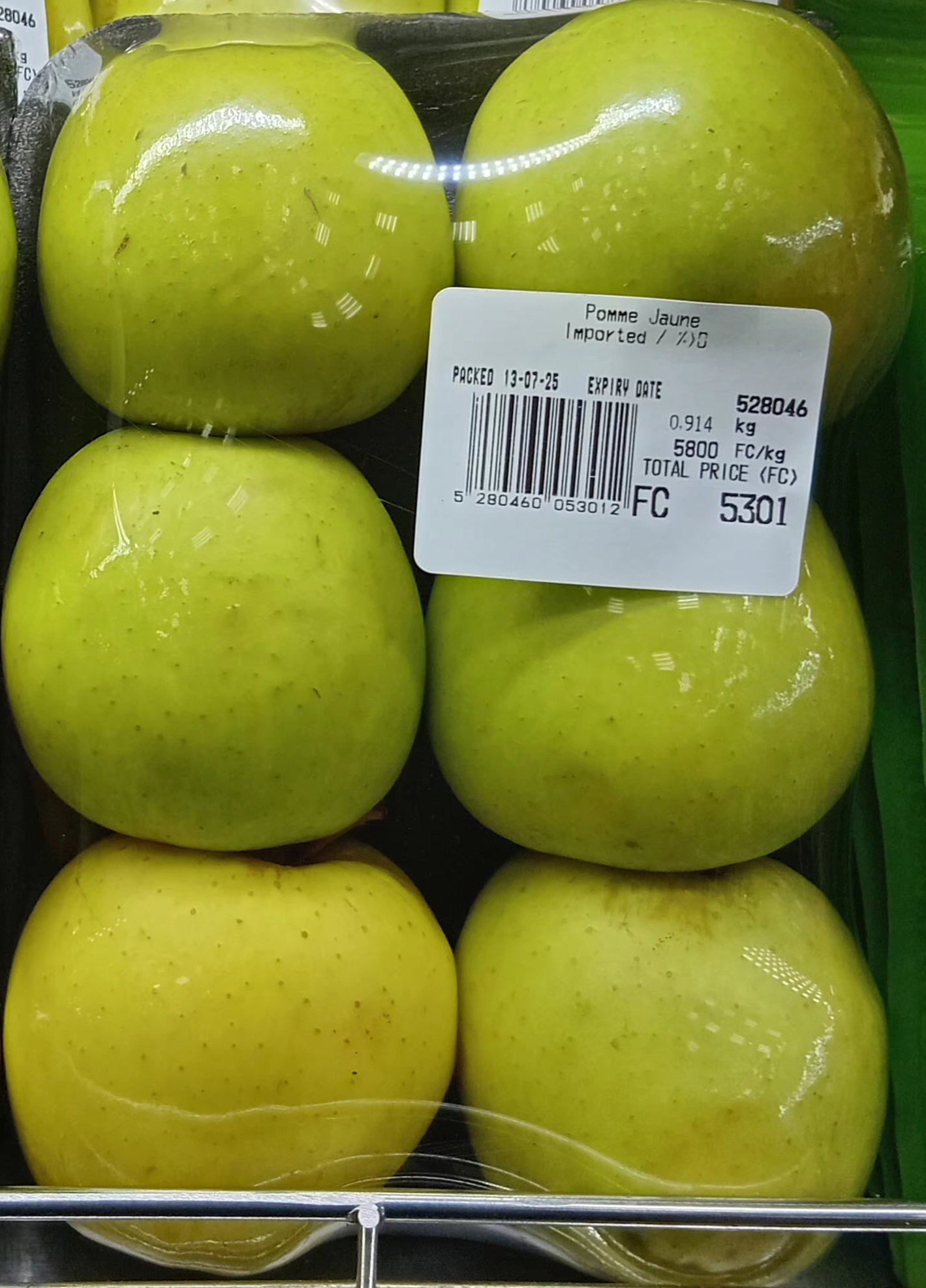 Pomme Jaune Importe 0.914gr_0