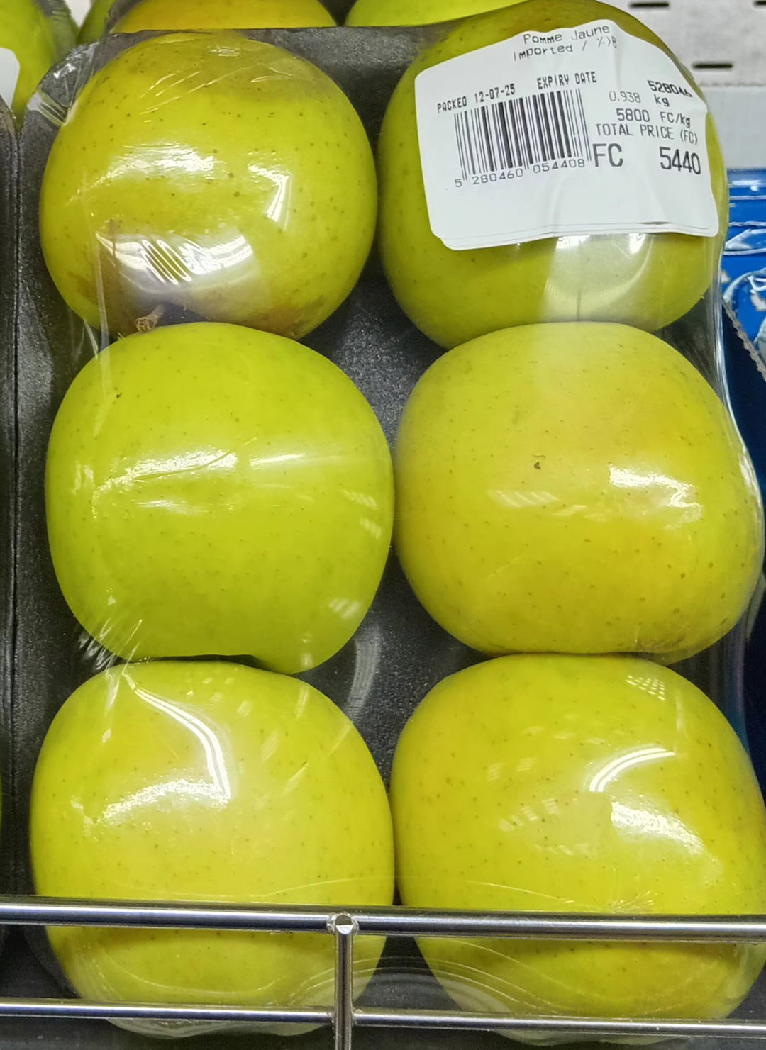 Pomme Jaune Importe 0.938gr