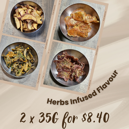 Herb infused flavors treats, 2 for $8.40, Mix and Match!