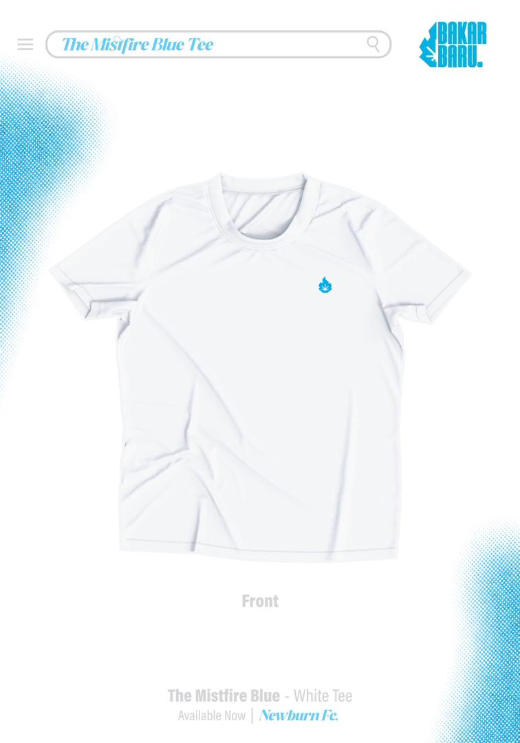 NEWBURN® "THE MISTFIRE BLUE" Tee_0