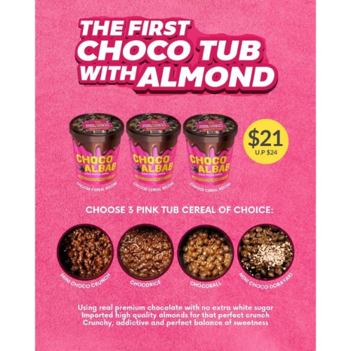 Choco Albab – Cutie Mini Tub Chocolate Cereal_1