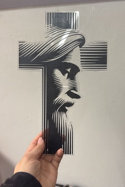 Handcrafted Christian Acrylic cross - Small 250mmx160mm