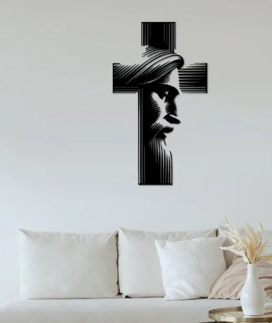Handcrafted Christian Acrylic cross - Small 250mmx160mm_2