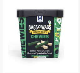 MONTEGO BAGS O WAGS SPRINGBOKKIES MINT AND CREAM 500g