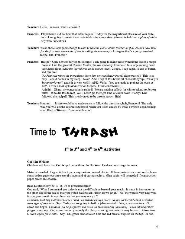 10 Commandments Curriculum - 12 Weeks of Primary School Lessons for Children's Church_4