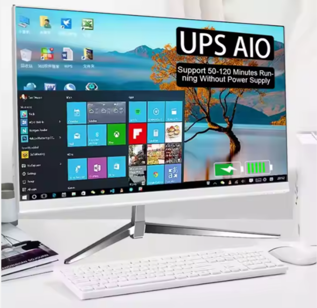 24inch Monoblock All in One PC I5 I7 CPU 16GB RAM 512G SSD 12 Generations AIO Desktop Computer All in One with UPS Battery _0