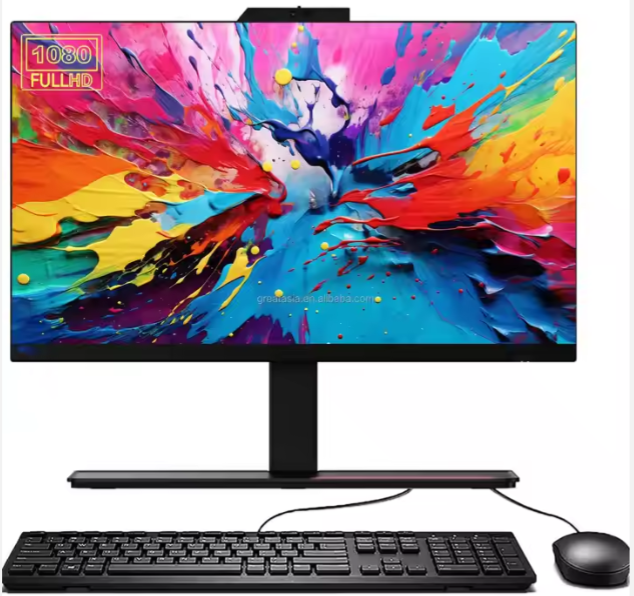 24inch Monoblock All in One PC I5 I7 CPU 16GB RAM 512G SSD 12 Generations AIO Desktop Computer All in One with UPS Battery _2