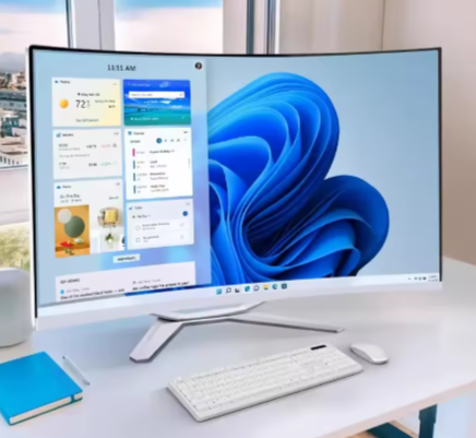 24inch Monoblock All in One PC I5 I7 CPU 16GB RAM 512G SSD 12 Generations AIO Desktop Computer All in One with UPS Battery _8