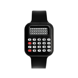 2024 Children Calculator Watch Clock Unisex Kid Silicone Multi-Purpose Electronic Led Digital Wrist Watches