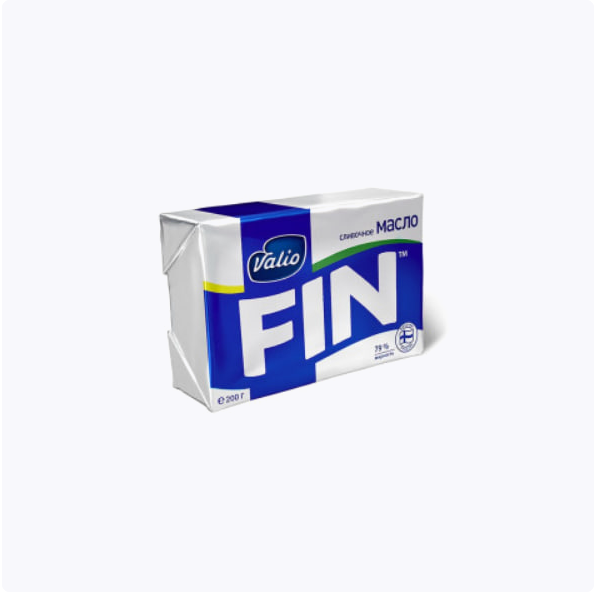 Масло Сливочное Valio Fin 79% 200г_0