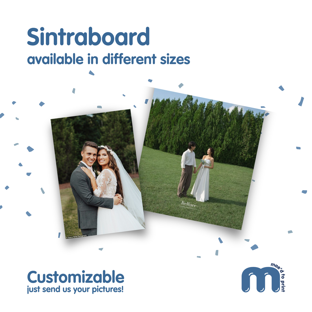 Customized Sintra Board Photo Tile | mae'd to print