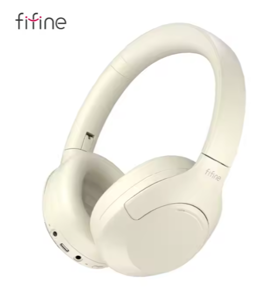 Fifine X3W ANC Noise Cancelling Wireless Headphone Dual Mode Open-Ear Headset Lightweight Bluetooth V5.3 Headset
