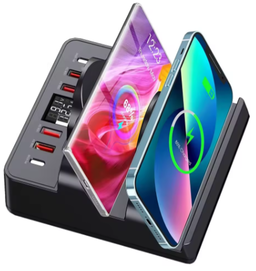 Chargeur de voiture pour chargeur sans fil MagSafe Dash/Vent 15W avec lumière LED support de téléphone magnétique puissant pour iPhone 16 15 14 13
