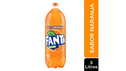 Fanta Naranja Desechable 3 Litros