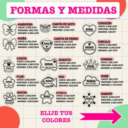 Plaquita Grabado Láser para perro o gato