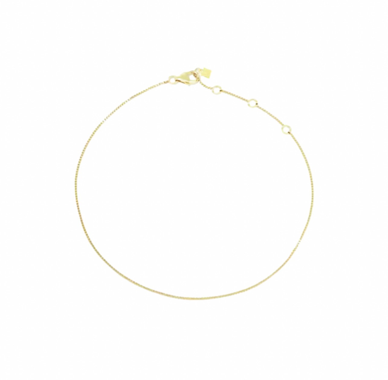 Thin chain anklet_0