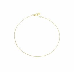 Thin chain anklet