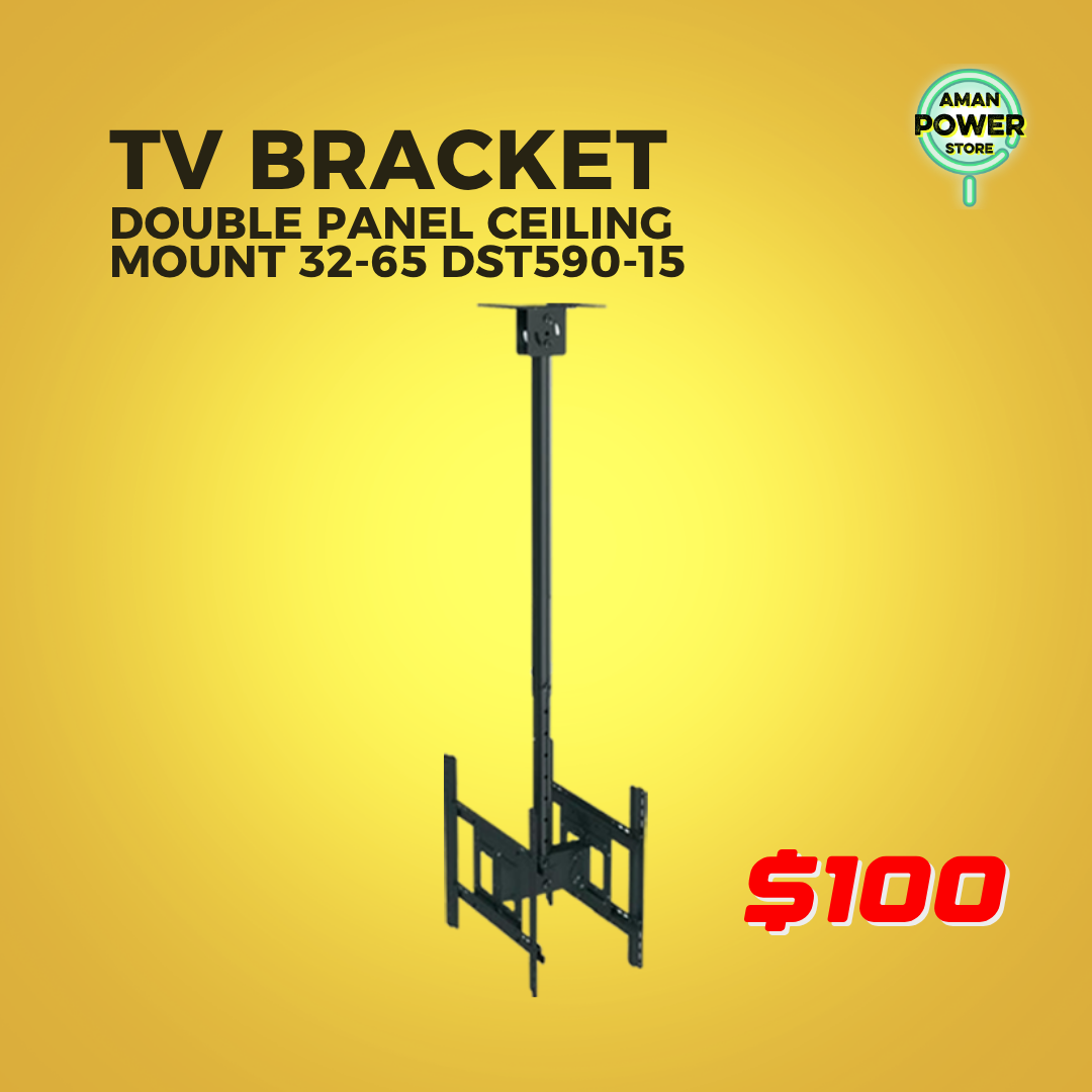 TV BRACKET DOUBLE PANEL CEILING MOUNT 32-65 DST590-15