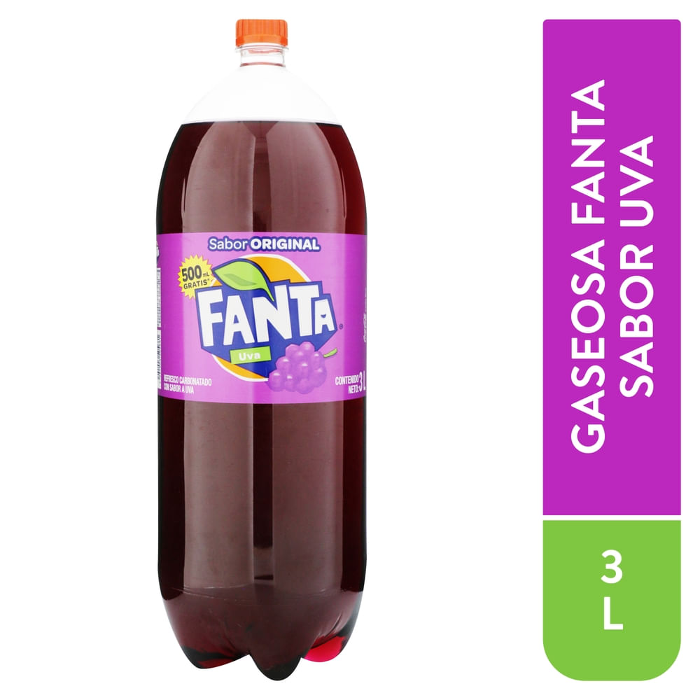 Fanta Uva Desechable 3 Litros