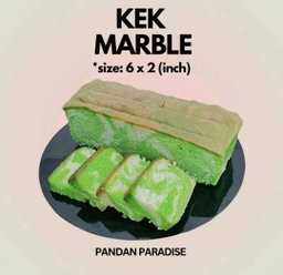 Kek Marble (Pandan Paradise)