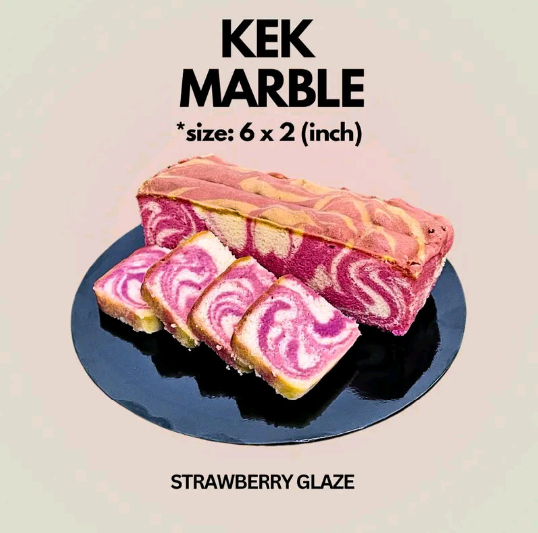 Kek Marble (Strawberry Glaze)_0