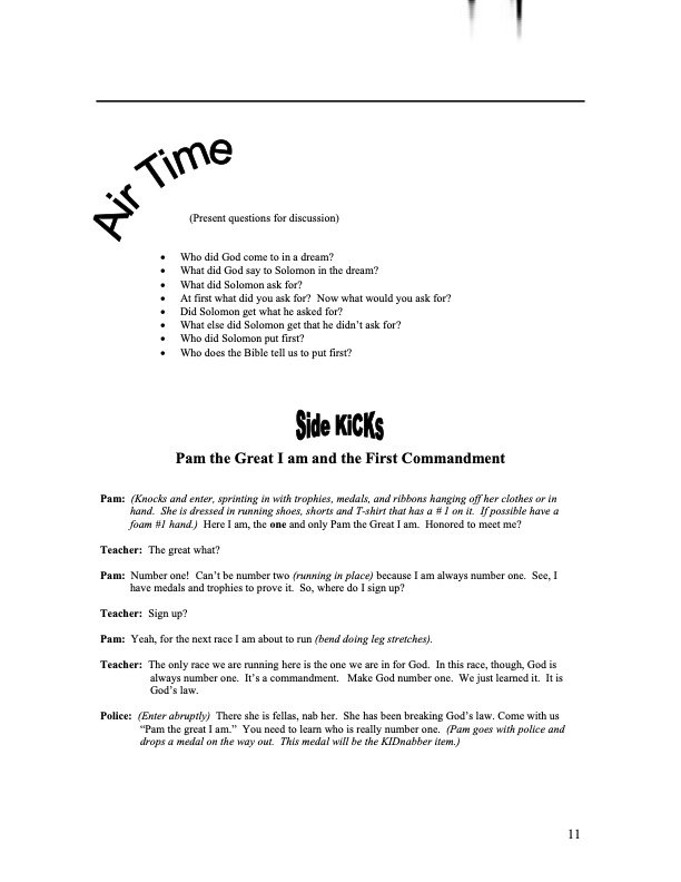10 Commandments Curriculum -12 Weeks of Pre School for Lessons Children's Church_3