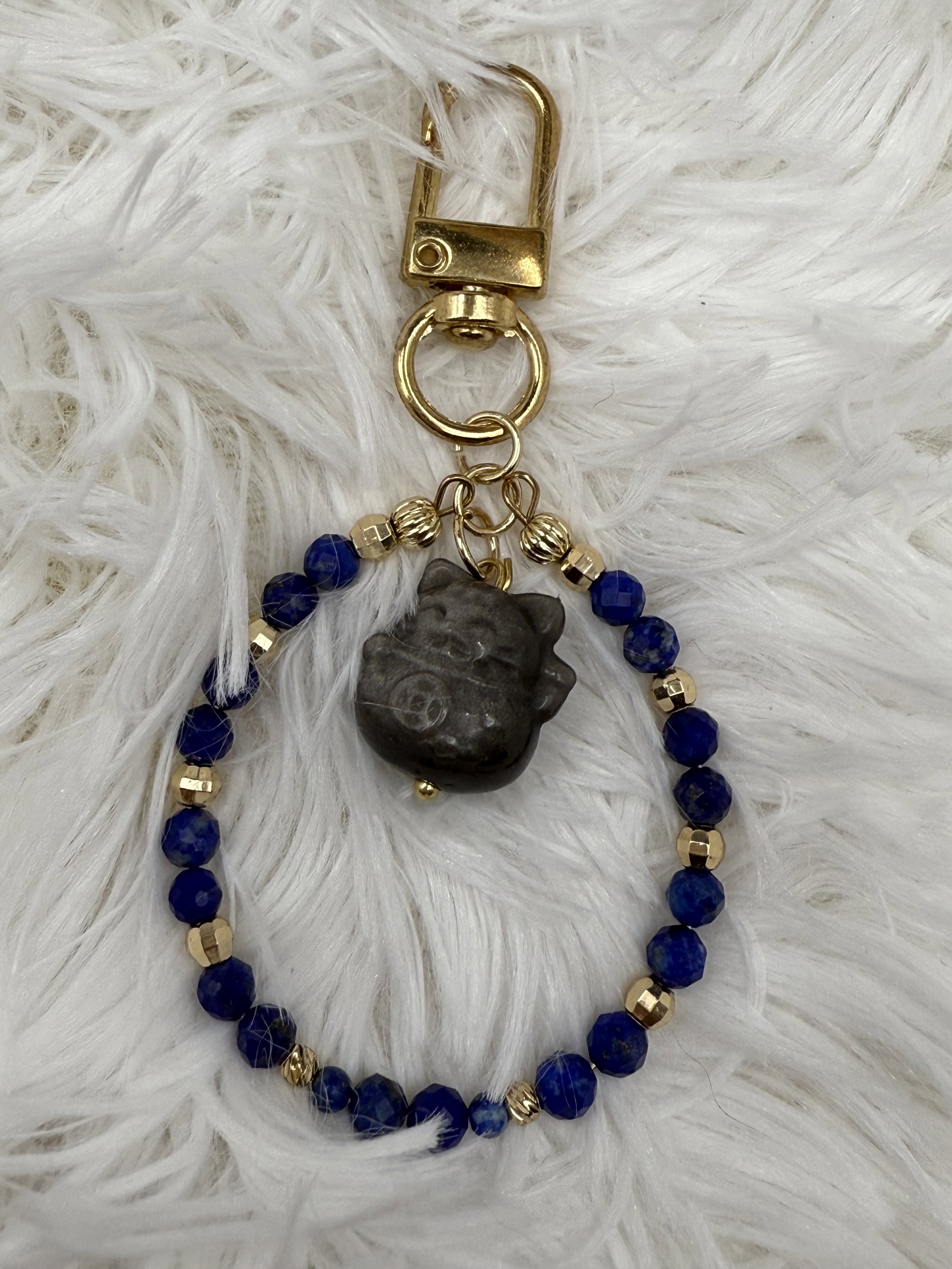 Lapiz Lazuli Anklet/Keychain_0