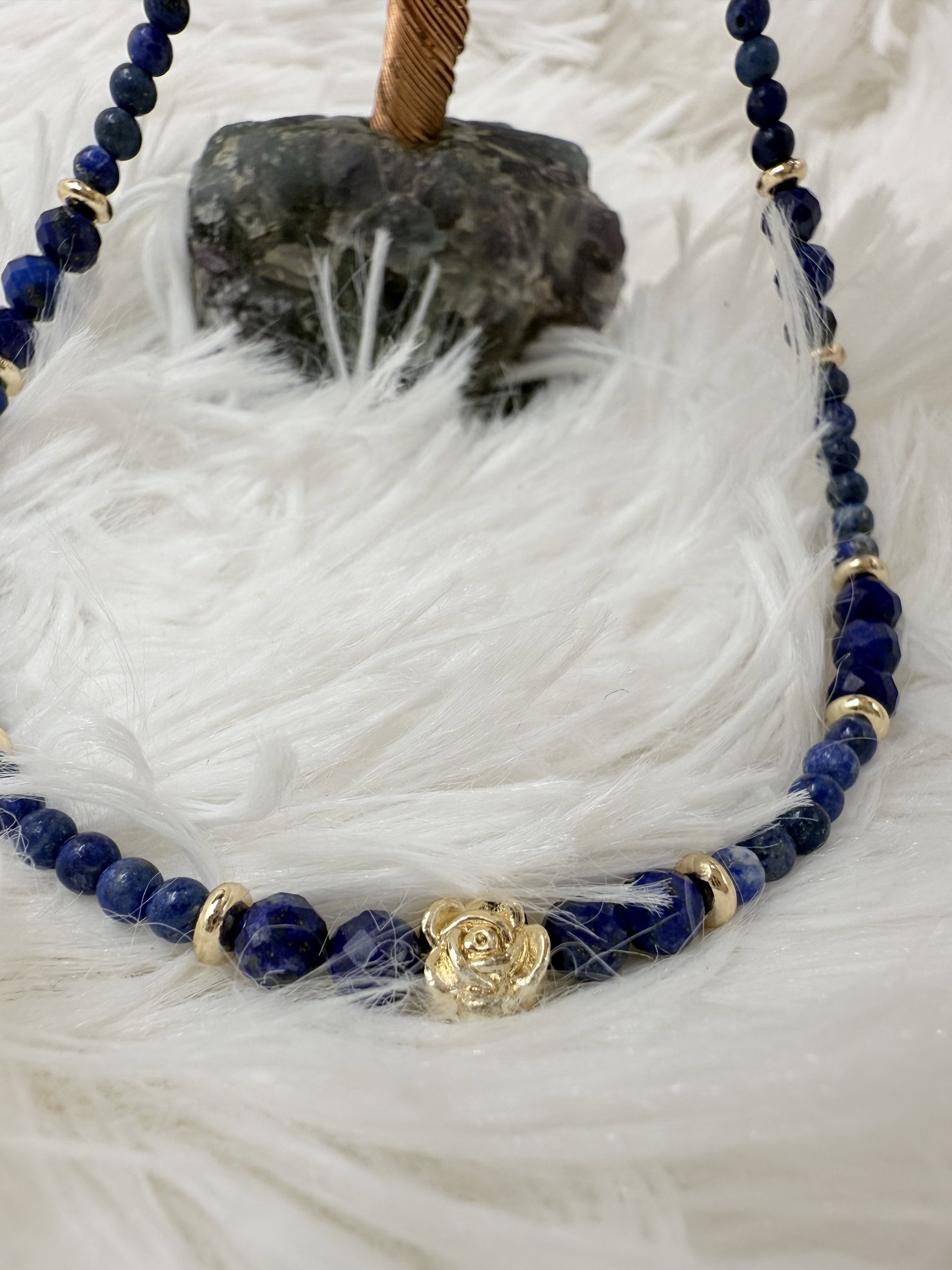Lapiz Lazuli Anklet/Keychain_6