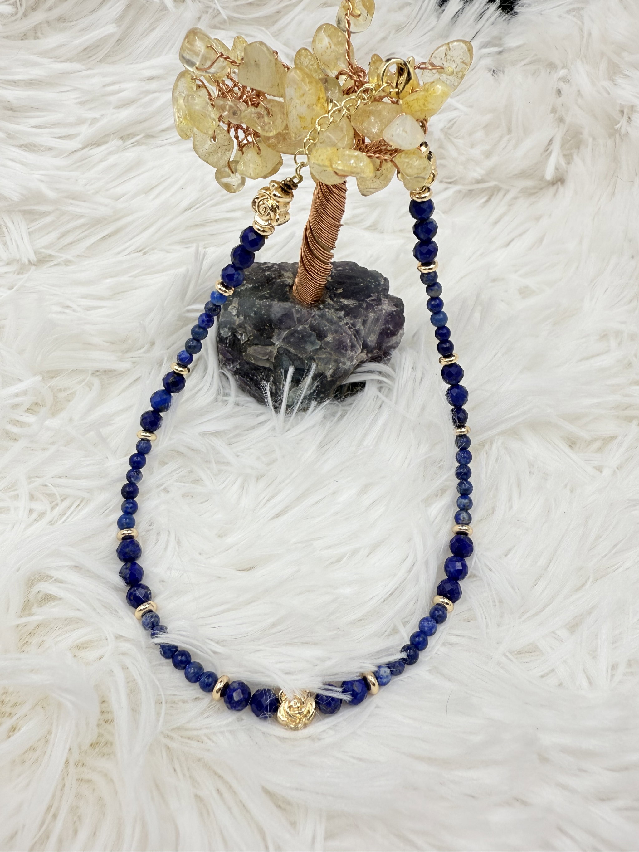 Lapiz Lazuli Anklet/Keychain_5