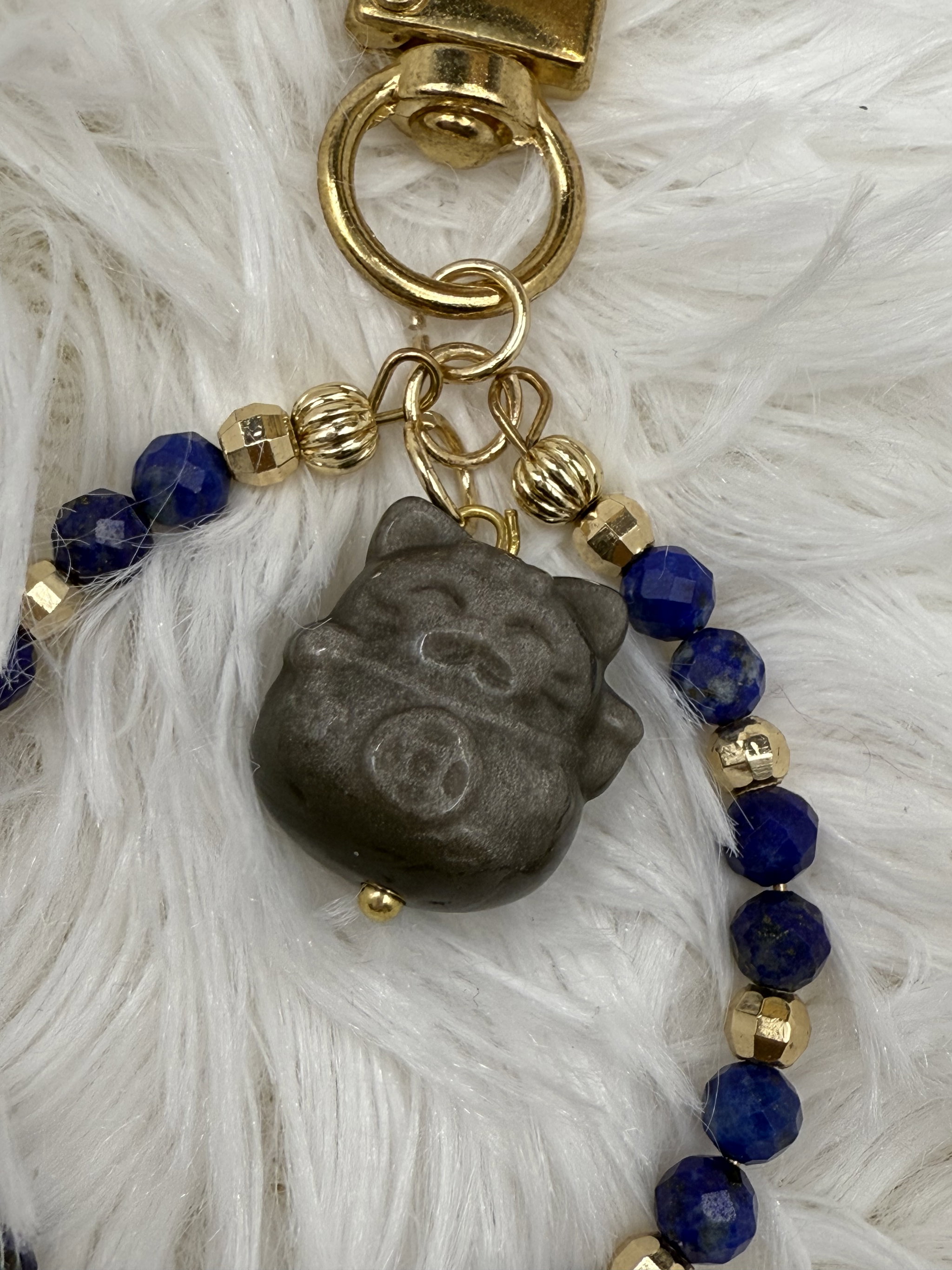 Lapiz Lazuli Anklet/Keychain_2