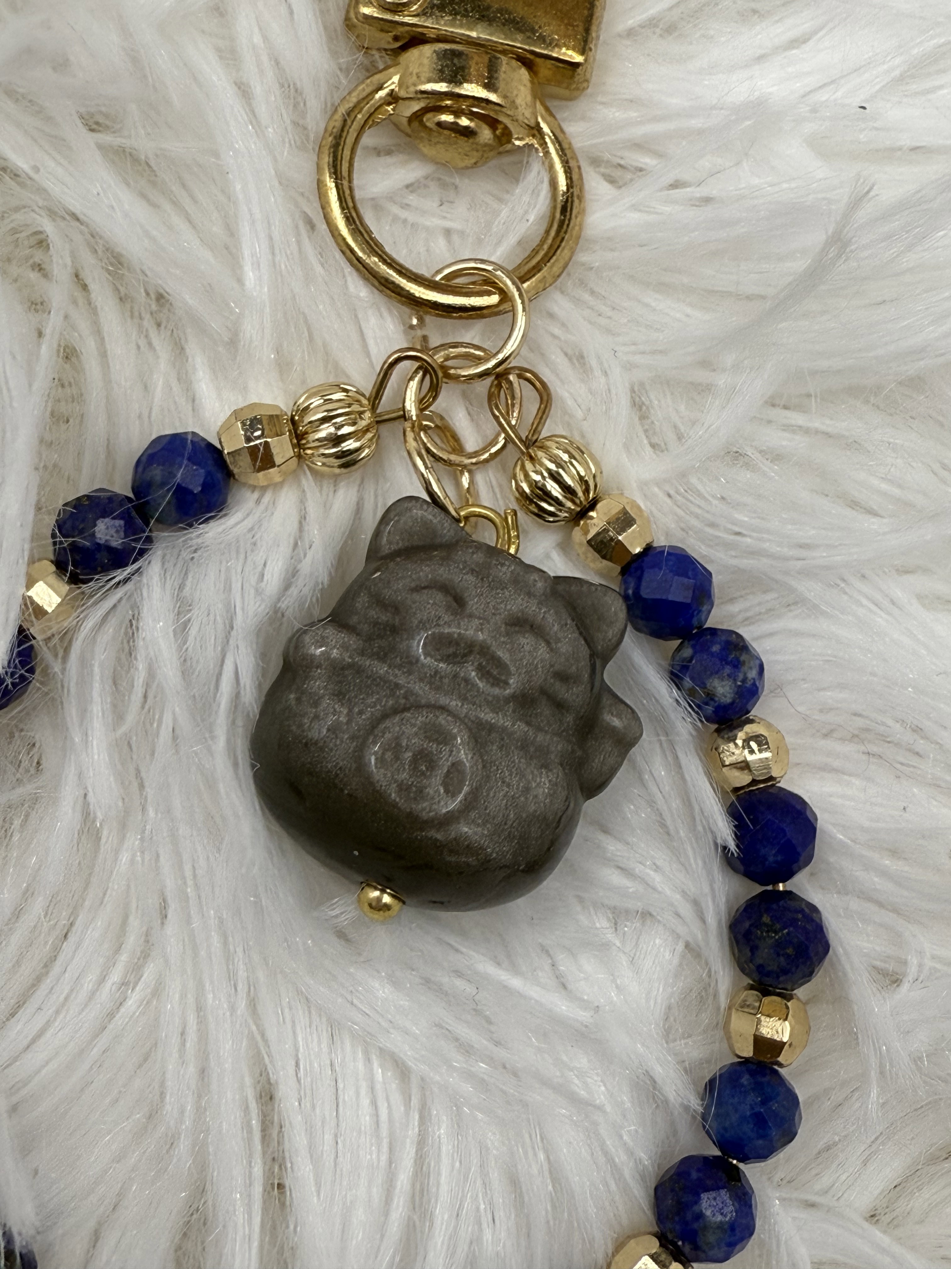 Lapiz Lazuli Anklet/Keychain_2