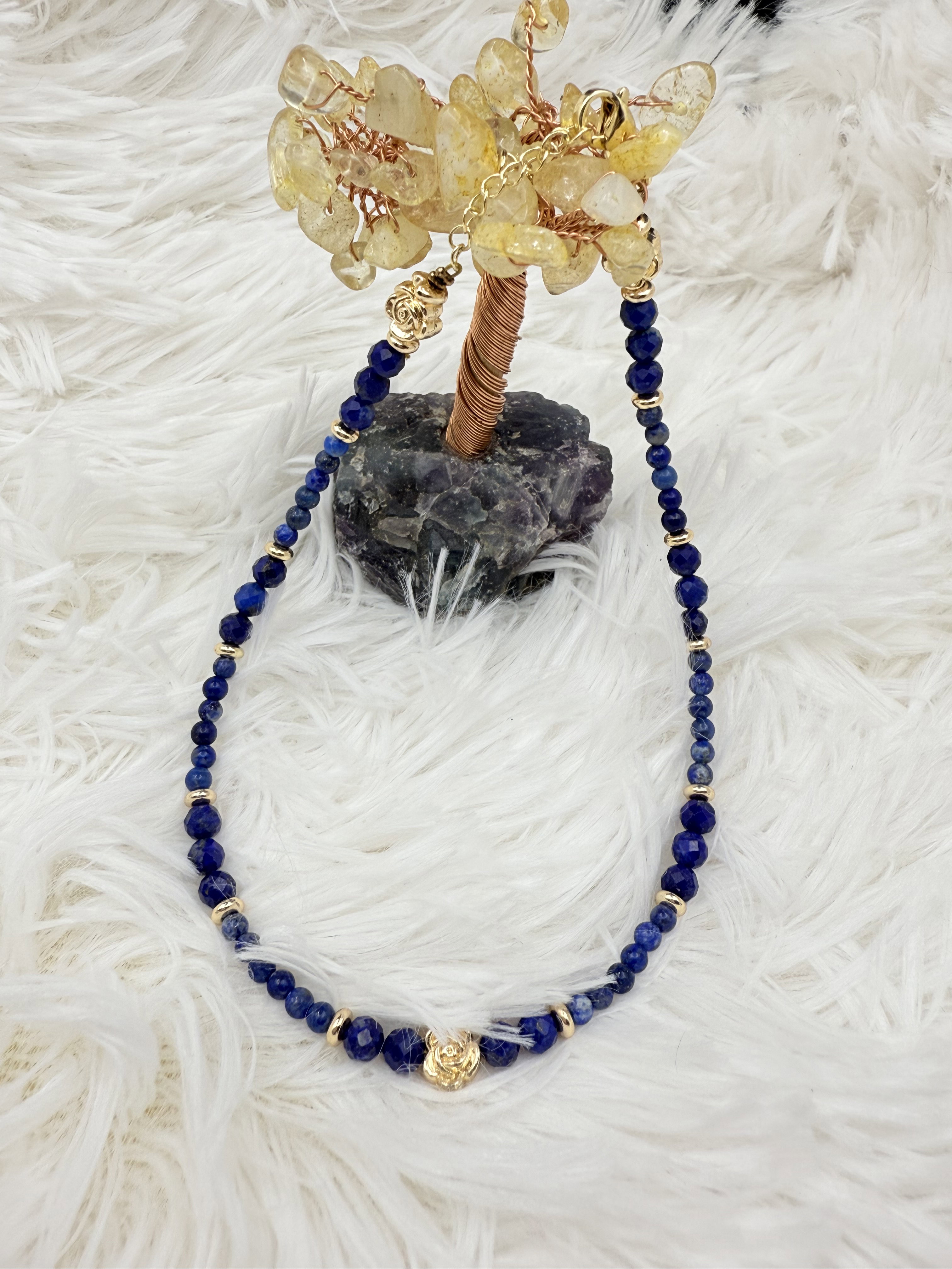 Lapiz Lazuli Anklet/Keychain_4